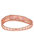Rose Gold plated Pink AD Handcrafted Bracelet for Women & Girls