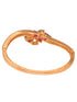 Gold plated Ruby AD studded handcrafted Bracelet for Women & Girls