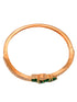 Gold plated Green AD studded handcrafted stylish Bracelet for Women & Girls
