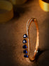 Gold plated Blue AD Handcrafted Bracelet for Women & Girls