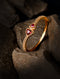 Gold plated Ruby AD Handcrafted Bracelet for Women & Girls