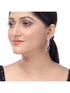 Emerald drop earrings, AD studded and handcrafted