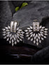 White Rhodium plated AD Heart studded handcrafted Heart shaped Earring for Women and Girls