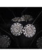 White Rhodium plated AD studded handcrafted Ear rings for girls & women
