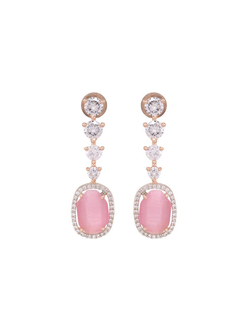 Gulabi drop earrings, handcrafted