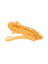 Gold Plated Peacock French Barrette Hair Claw Clip