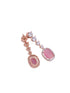 Gulabi drop earrings, handcrafted