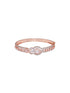 Rose Gold plated AD studded Drop Design Bracelet for Women & Girls