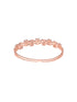 Rose Gold plated AD studded Wavy Pattern Bracelet for Women & Girls