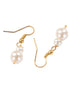White Pearls Multi Layered Elegant Mala Jewellery Set Dropdown Earrings