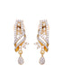 Gold Dual Toned White AD Studded Mangalsutra Jewellery Set