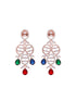 Rose Gold Toned Multi Contemporary Necklace Jewellery Set
