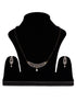 Gold Plated White AD Studded Mangalsutra Earrings
