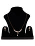 Dual Gold Toned AD Studded Modern look Mangalsutra Earrings