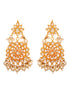 Gold Plated Kundan Studded Pearls Beaded Traditional Jewellery Set