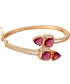 Gold plated Red AD studded handcrafted stylish Bracelet for Women & Girls