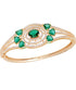 Gold plated Green AD studded handcrafted designer Bracelet for Women & Girls