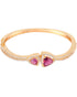 Gold plated Ruby AD Handcrafted Bracelet for Women & Girls