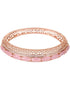 Rose Gold plated Pink AD stylish Handcrafted Bracelet for Women & Girls