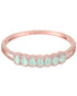 Rose Gold plated Sea Green AD stylish Handcrafted Bracelet for Women & Girls