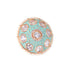 Gold plated Mint AD studded handcrafted adjustable Ring for Women & Girls