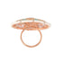 Gold plated Mint AD studded handcrafted adjustable Ring for Women & Girls