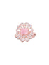 Rose Gold plated Pink AD studded handcrafted adjustable Ring for Women & Girls