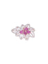 Rose Gold plated Multi AD studded handcrafted adjustable Ring for Women & Girls