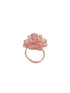 Rose Gold plated Multi AD studded handcrafted adjustable Ring for Women & Girls