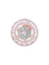 Stunning Pastel Blue Studs Amercan Diamond Studded Rose Gold plated Small Earrings