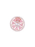 Elegant Pastel Pink Floral Studs AD encrusted Rose gold plated small earrings