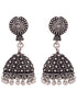 Silver Toned Jhumka Earrings