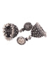 Silver Toned Jhumka Earrings