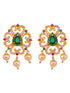 Gold Plated Traditional Multi Necklace Earrings Set