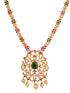 Gold Plated Traditional Multi Necklace Earrings Set