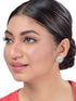 Teal Enamelled Studs Green Meenakari & Pastel Pink AD small earrings