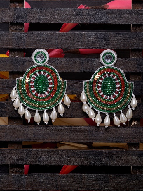 Multi Contemporary Dropdown Earrings