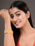 Gold Plated Set of 2 Tiny AD Studded Matching Bangles