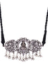 Oxidised Silver Toned lakshmi Motif Antique Temple Jewellery set