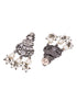 Oxidised Silver Toned lakshmi Motif Antique Temple Jewellery set