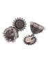 Oxidised Silver Plated Solar Design Necklace Jhumki Jewellery Set