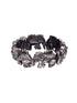 Oxidised Silver Toned Elephant Design Tribal kada Bracelet