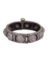 Oxidised Silver Plated Openable Kada Bracelet