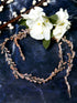 Rose Gold Pearl Studded Hair Styling Tiara