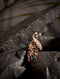 Rose Gold Plated Multi AD studded Peacock Handcrafted Finger Ring