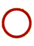 Gold Plated Set Of 2 Matching Red Bangles Set Bridal Wedding Chuda