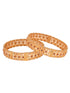 Gold Plated Set of 2 Tiny AD Studded Matching Bangles