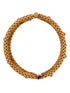 Set Of 2 Gold Plated Multi stone Studded Antique Bangles
