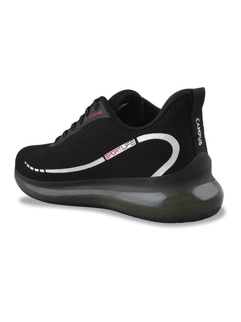 SENSOR Black Men's Running Shoes