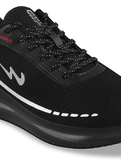 SENSOR Black Men's Running Shoes